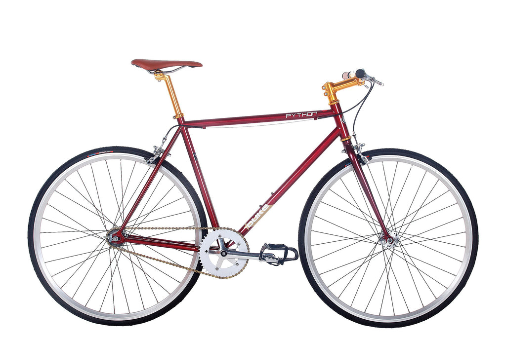 Python Duke - Single Speed Fixie / Commuter Bike - Crimson