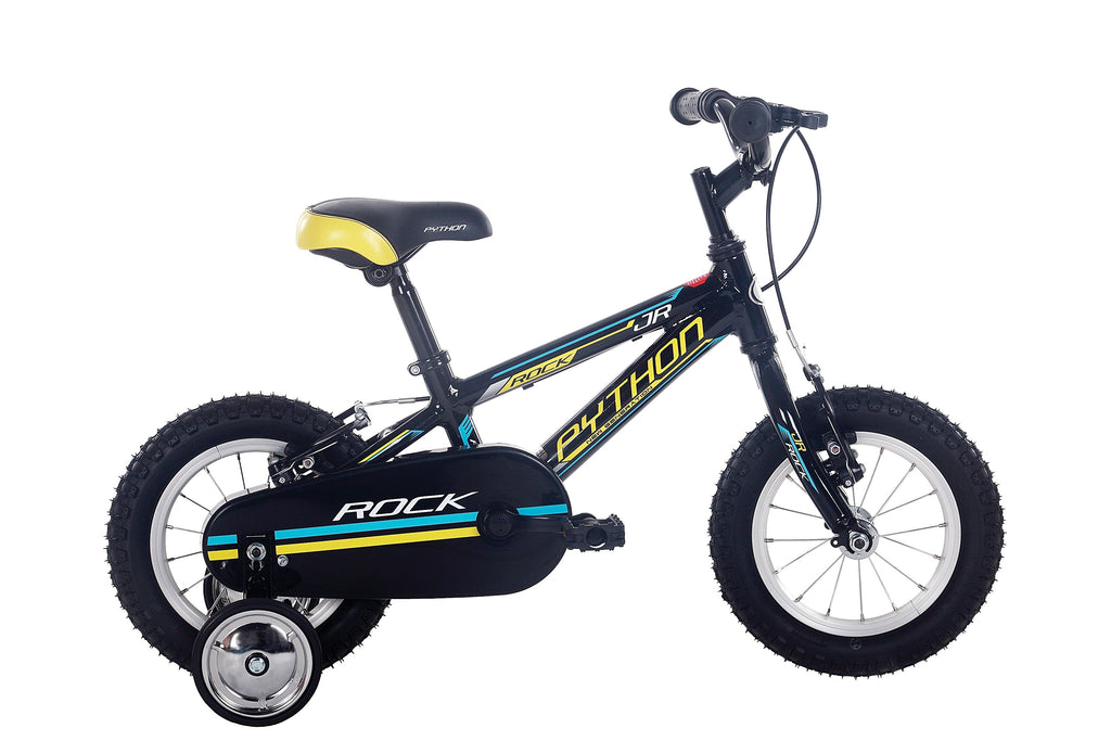 Python Rock - Junior Mountain Bike - Boys - 12” Wheels - Black