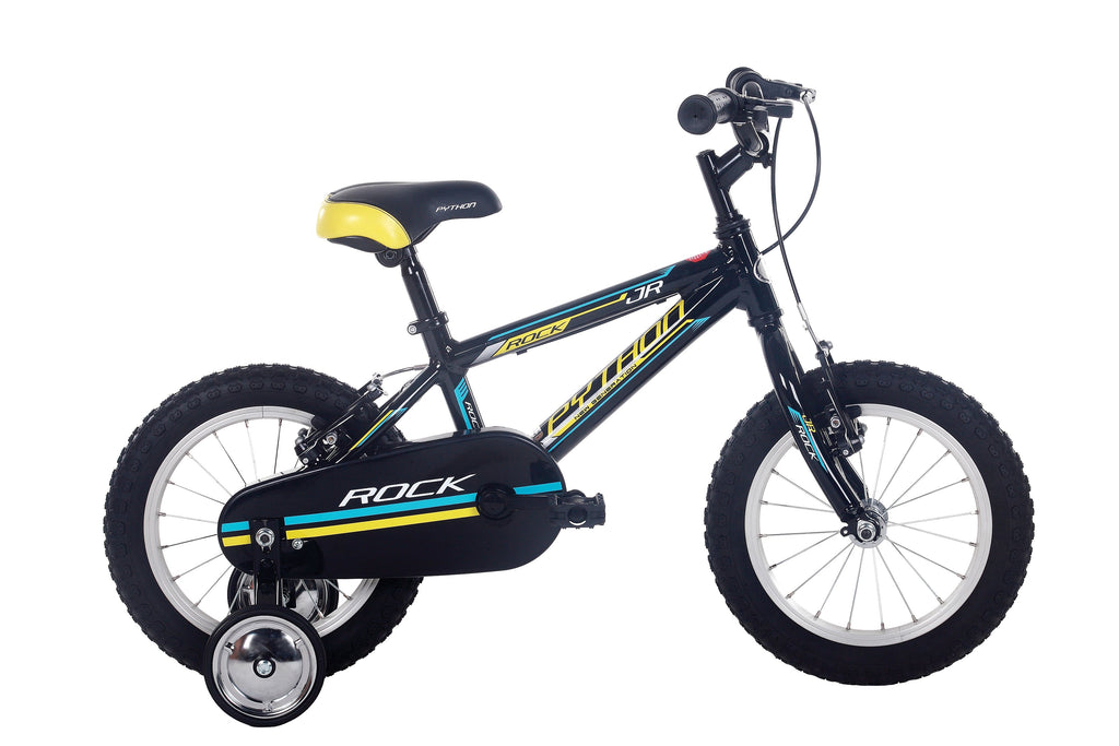 Python Rock - Junior Mountain Bike - Boys - 14” Wheels - Black