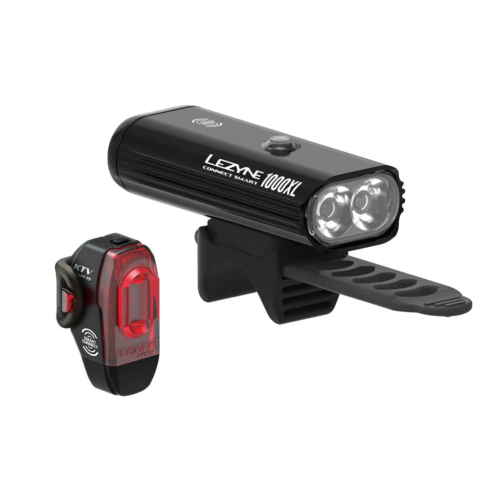 Lezyne Connect Smart 1000XL KTV Pro Smart Light Set