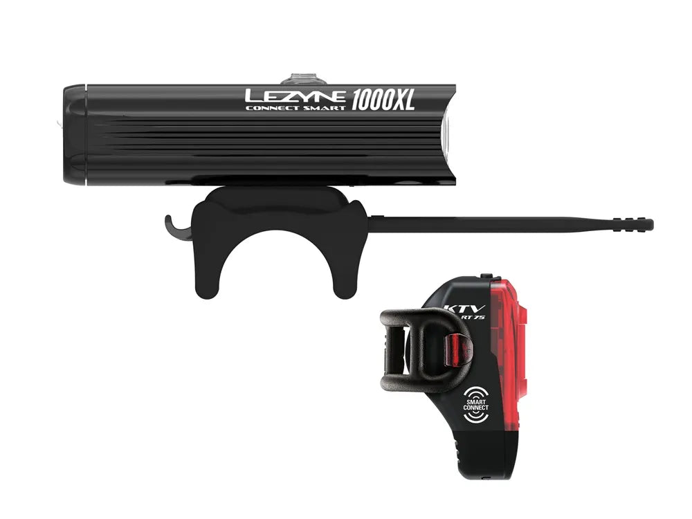 Lezyne Connect Smart 1000XL KTV Pro Smart Light Set