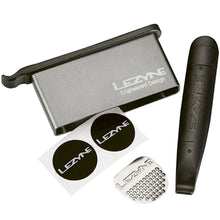 Load image into Gallery viewer, Lezyne Lever Patch Kit / Puncture Repair Kit with Tyre Levers