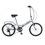 ProBike Enfold - Folding Bike - 16” Wheels - Silver