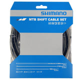 Shimano Gear Cable Set (MTB). Stainless Steel. Front & Rear Complete Cables