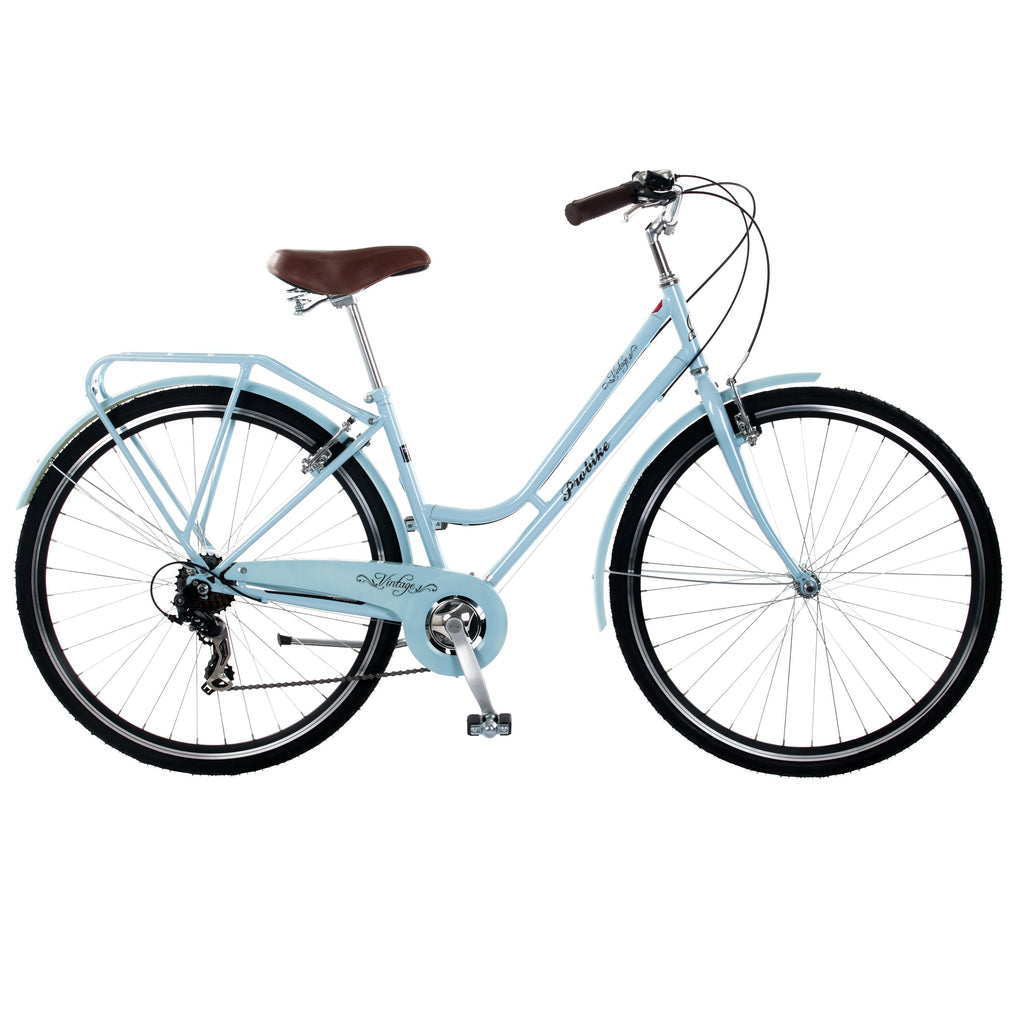 ProBike Vintage - Ladies Heritage Bike - 700c Wheels - Ice Blue