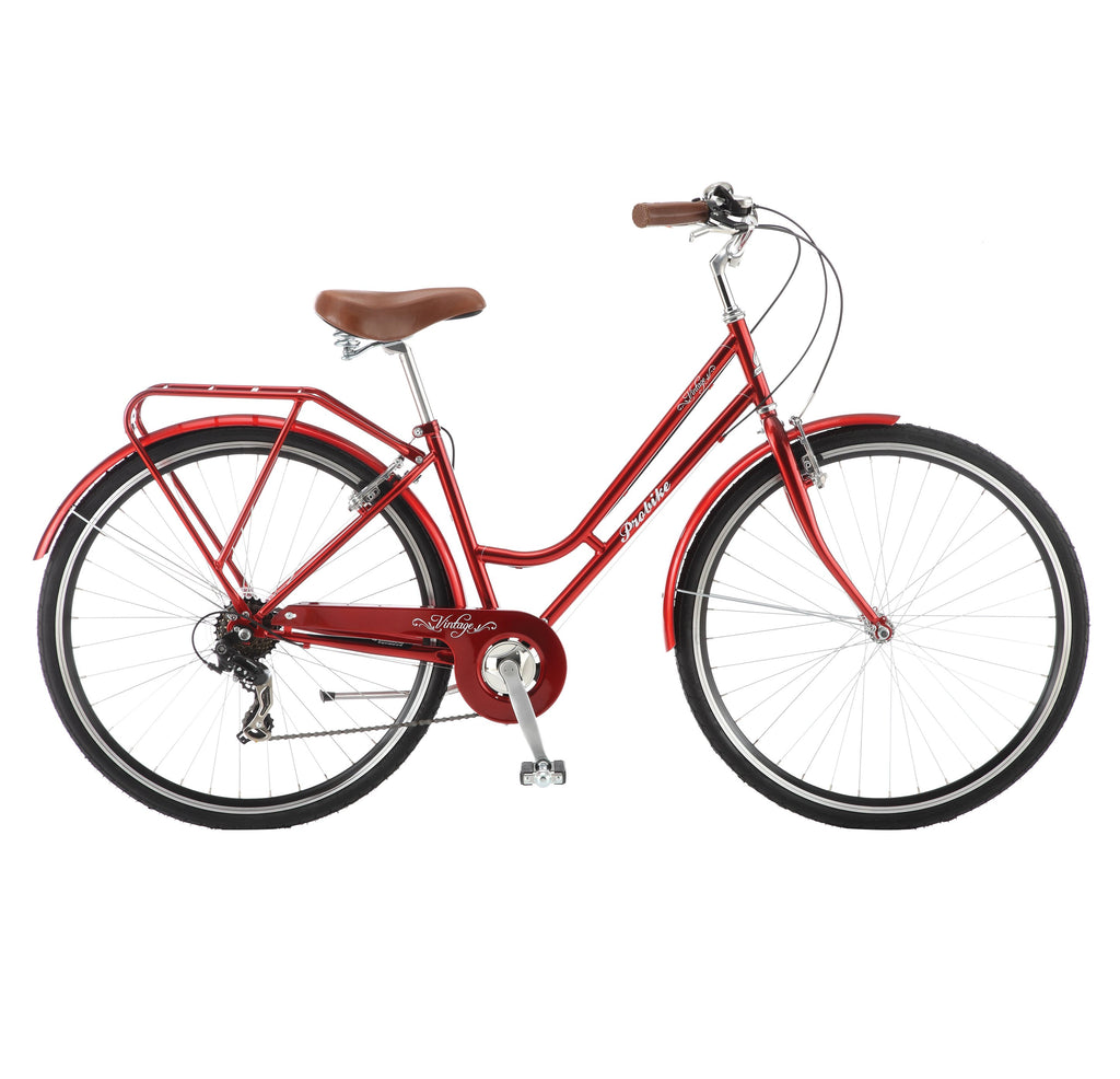 ProBike Vintage - Ladies Heritage Bike - 700c Wheels - Red