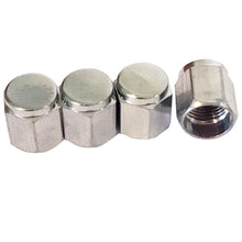 Load image into Gallery viewer, Hex Metal Dust Caps - Schrader / Car Valve Type - 2 or 4 packs