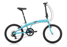 Load image into Gallery viewer, Python F1 - Folding Bike - 16” Wheels - Ice Blue