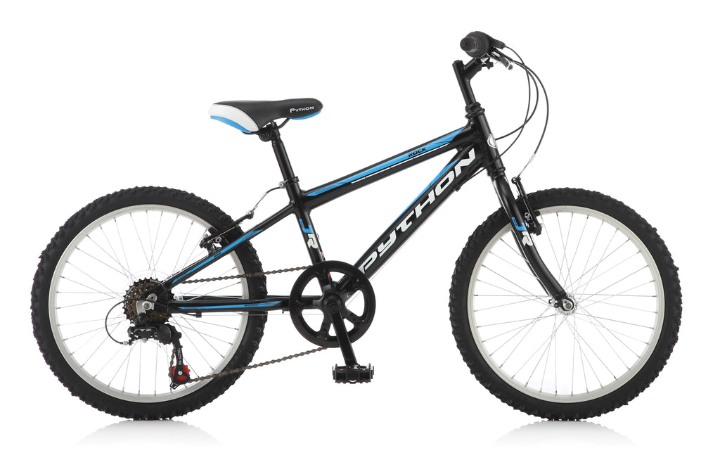 Python Rock - Junior Mountain Bike - Boys - 20” Wheels - Black