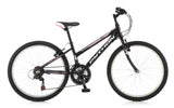 Python Rock - Junior Mountain Bike - Girls - 24” Wheels - Black