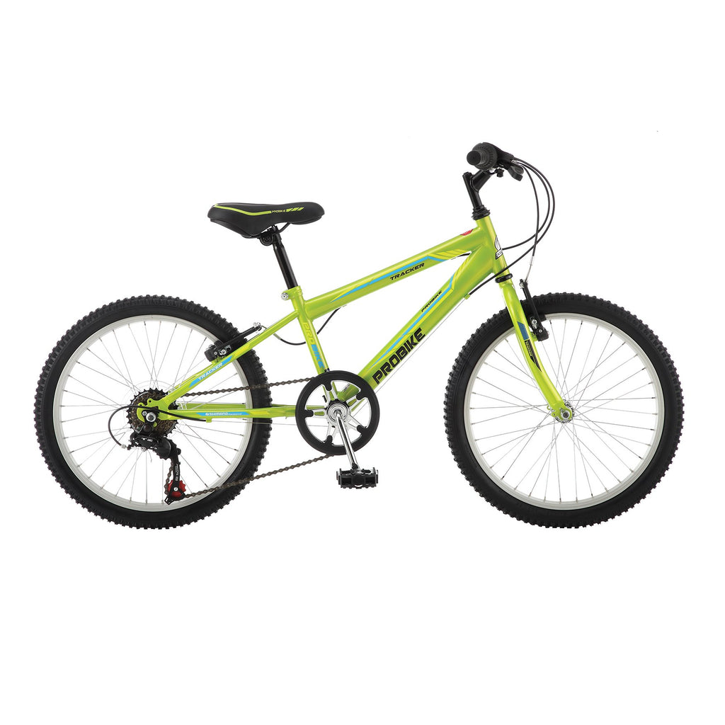 ProBike Tracker - Junior Mountain Bike - 20” Wheels - Green