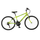 ProBike Tracker - Junior Mountain Bike - 24” Wheels - Green