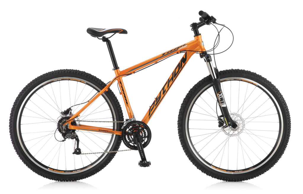 Python Trail MKII - Front Suspension Mountain Bike - Gents - 29” Wheels - Orange