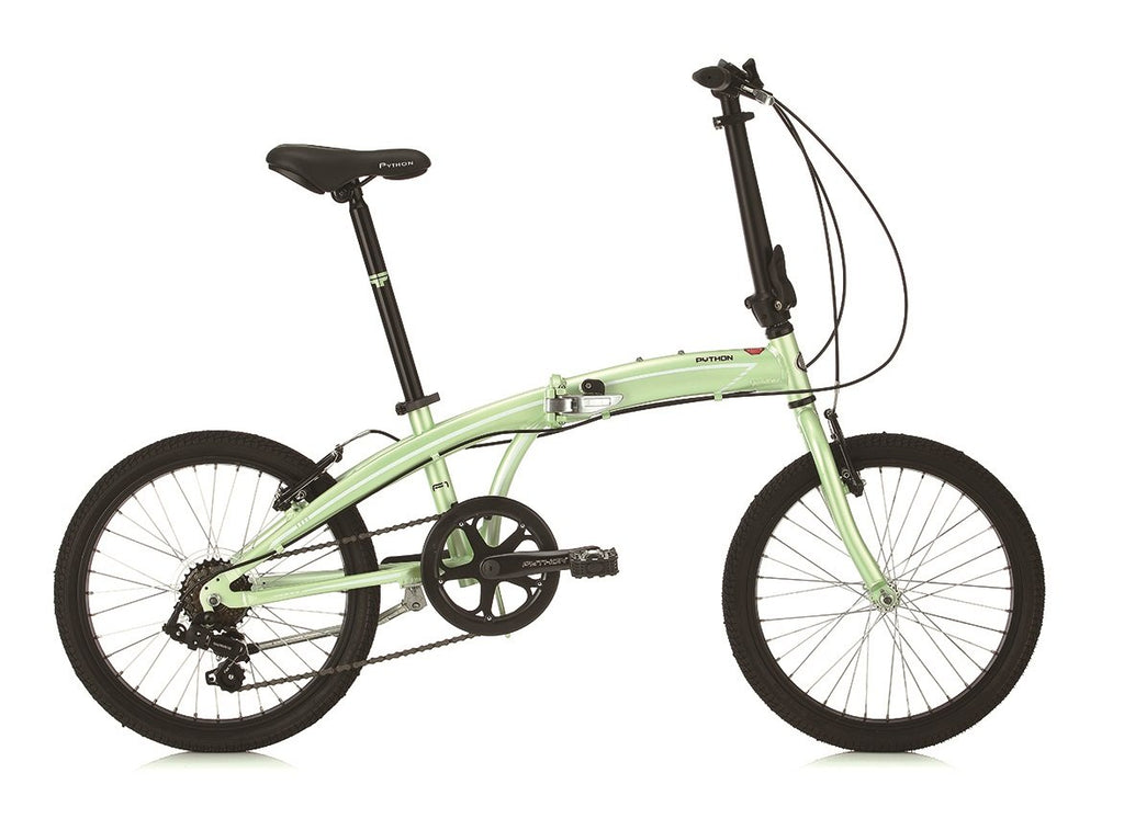 Python F1 - Folding Bike - 16” Wheels - Light Green