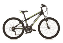 Load image into Gallery viewer, Python Rock FS - Front Suspension Junior Mountain Bike - Boys - 24” - Black