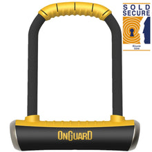 Load image into Gallery viewer, OnGuard Bike D-Lock 115 x 202 x 16.8mm Brute SS