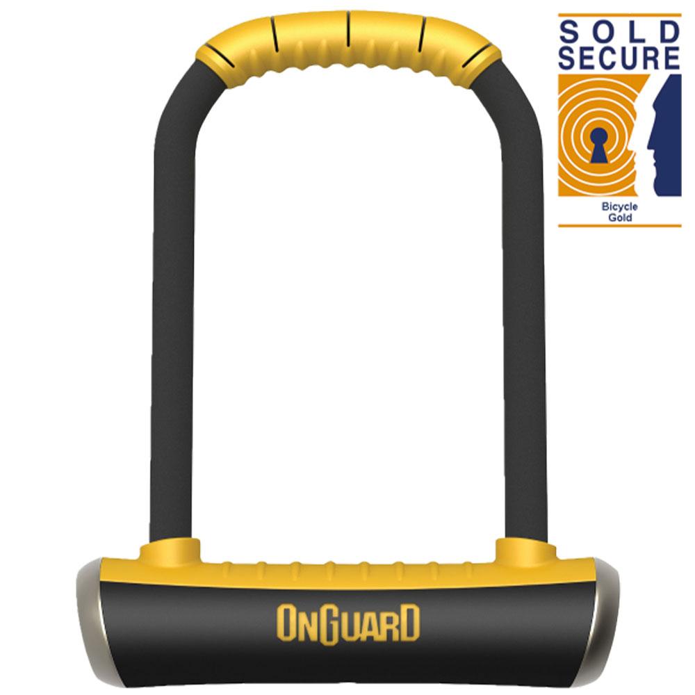 OnGuard Bike D-Lock 115 x 230 x 14mm Pitbull SS