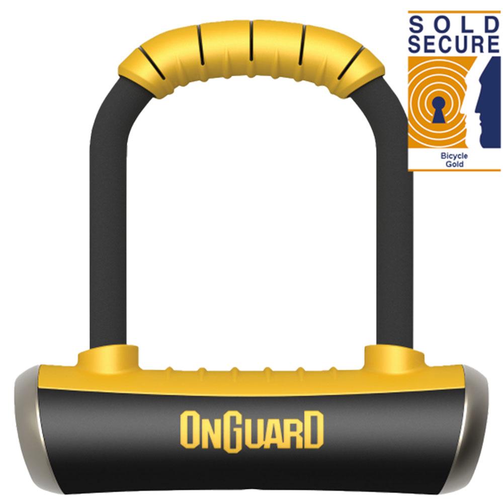 OnGuard Bike D-Lock 90 x 140 x 14mm Pitbull Mini SS