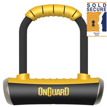 Load image into Gallery viewer, OnGuard Bike D-Lock 90 x 140 x 14mm Pitbull Mini SS