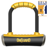 OnGuard Bike D-Lock 90 x 140 x 14mm Pitbull Mini SS