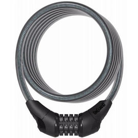 OnGuard Bike Lock Coil Combo 180cm x 12mm Black