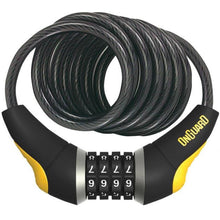 Load image into Gallery viewer, OnGuard Bike Lock Combo Coil 185cm x 10mm Doberman