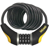 OnGuard Bike Lock Combo Coil 185cm x 10mm Doberman