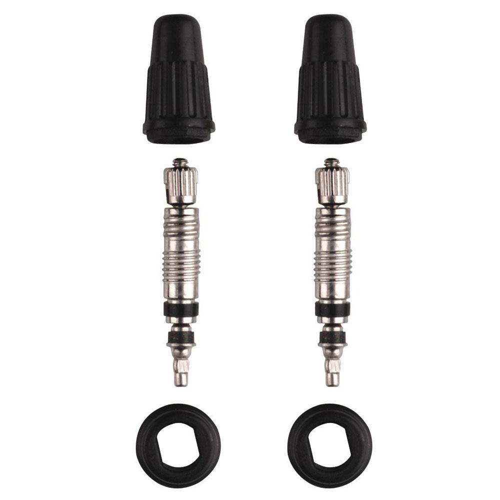 Presta Valve Core & Caps Kit (Pack Of 2)
