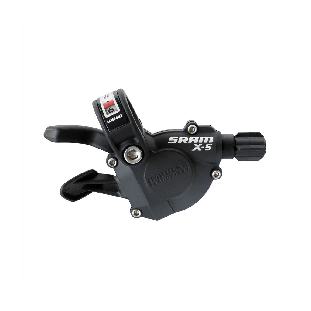 SRAM X5 Shifter - Trigger - 3 Speed Front - Black