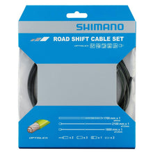 Load image into Gallery viewer, Shimano 105 Gear Cable Set (105 5800 / Tiagra 4700) Road Gear Cable Set (OPTI-SLICK coated inners)