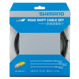 Shimano Gear Cable Set (Road). OPTISLICK Coated. Front & Rear Complete Cables