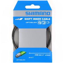 Load image into Gallery viewer, Shimano Inner Gear Cable - Road / MTB - OPTISLICK coated gear inner (1.2mm x 2100 mm). Single.