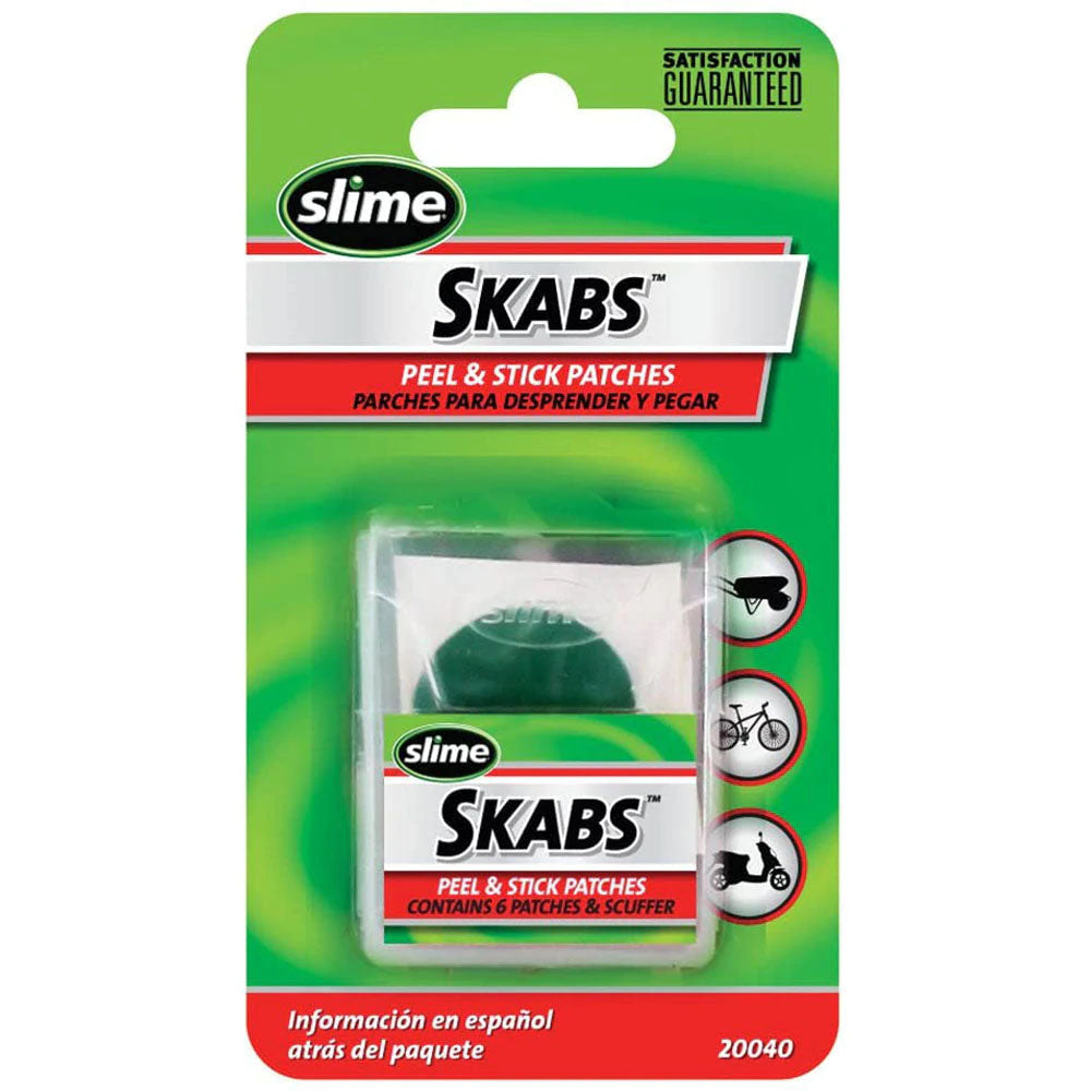 Slime Skabs Puncture Repair Patches - Self-Adhesive (6 Patches)