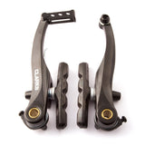 Clarks V-Brake Caliper in Black (Inc. Brake Pads, Guide Pipe and Cable Boot)