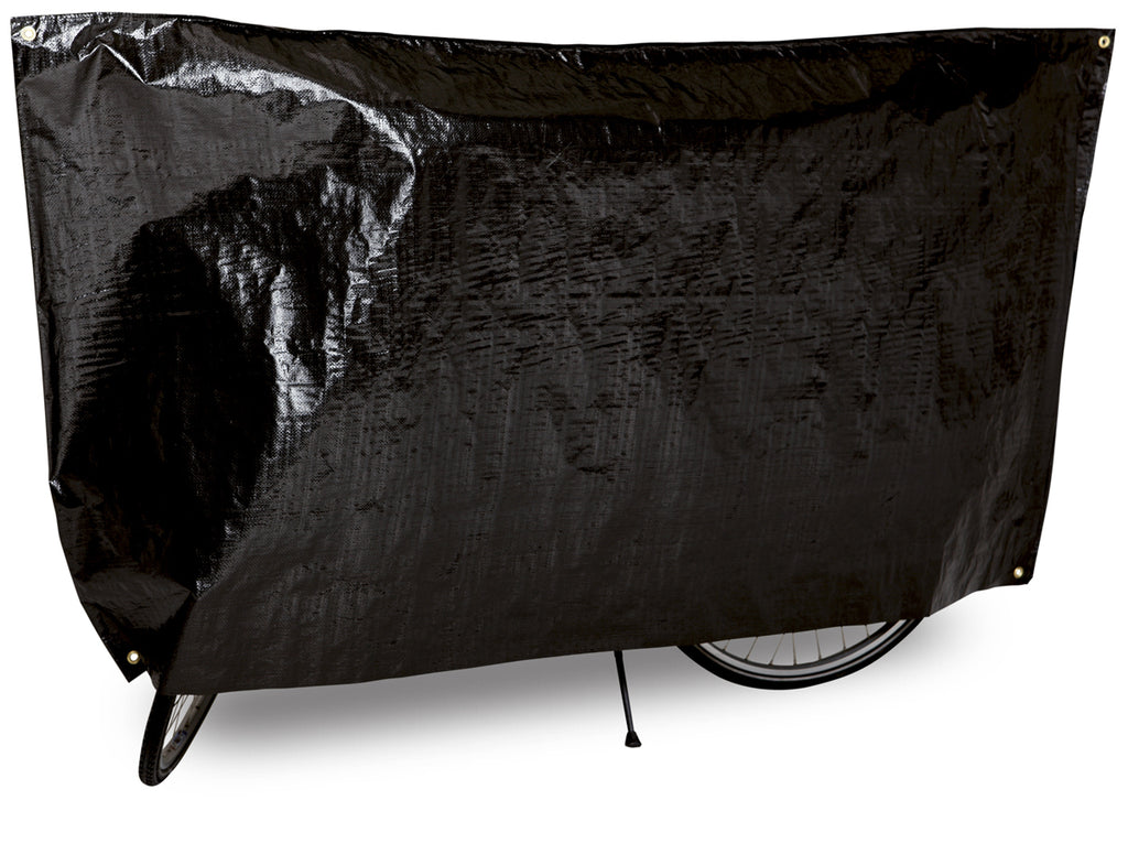 VK "Classic" Waterproof Single Bicycle Cover Incl. 5M Cord - Black