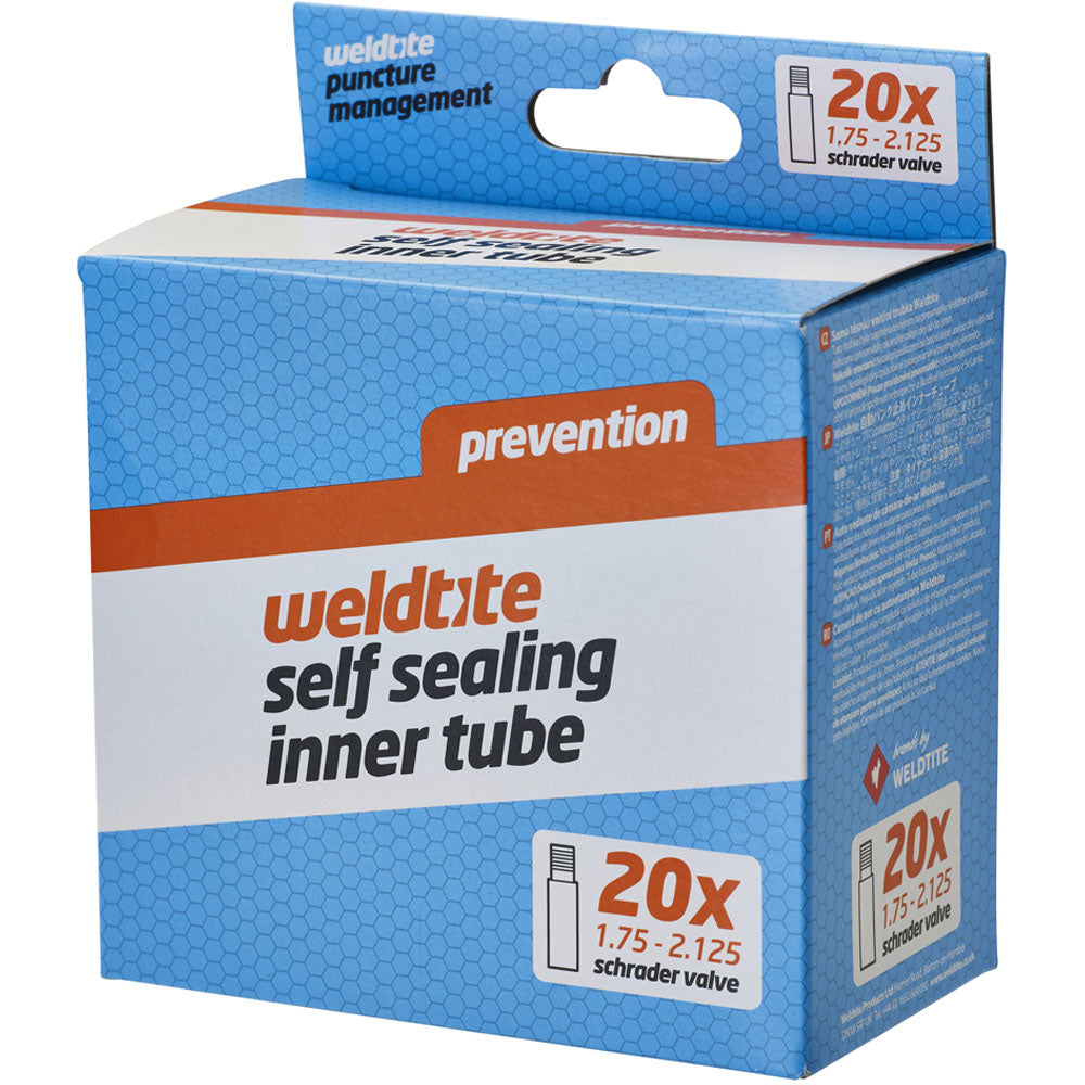 Self-Sealing 20 x 1.75 - 2.125" Inner Tube (Puncture Protection Gel Inside)