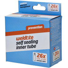 Load image into Gallery viewer, Self-Sealing 26 x 1.75 - 2.125&quot; Inner Tube (Puncture Protection Gel Inside)